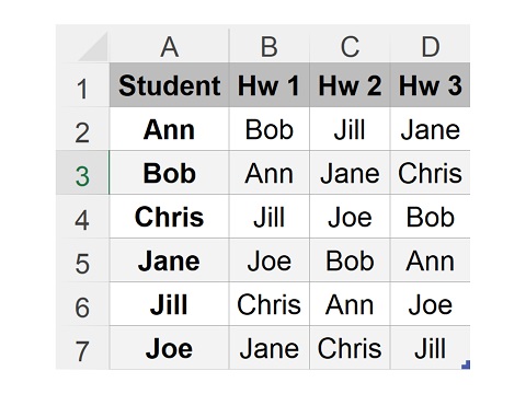 Random Group Generator Excel Output Demo